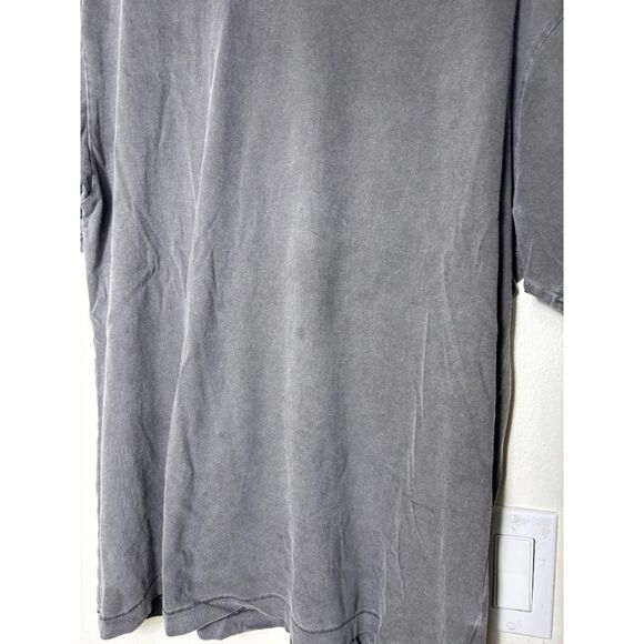 ELWOOD T shirt core tee size medium charcoal gray minimalist staple distressed - Picture 4 of 7